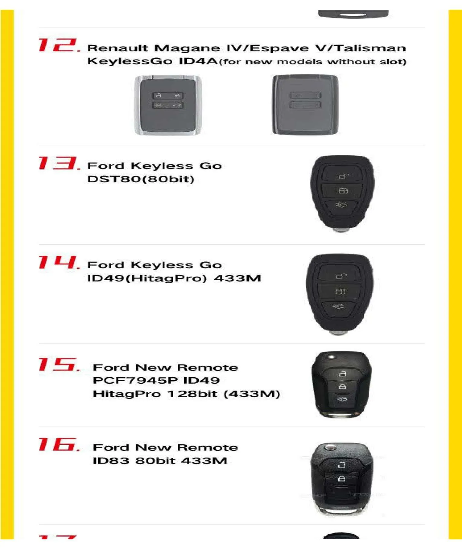 10 x 4-Button Universal Smart Key w/ Proximity Function for VVDI Key Tool (Xhorse) (Pack of 10)