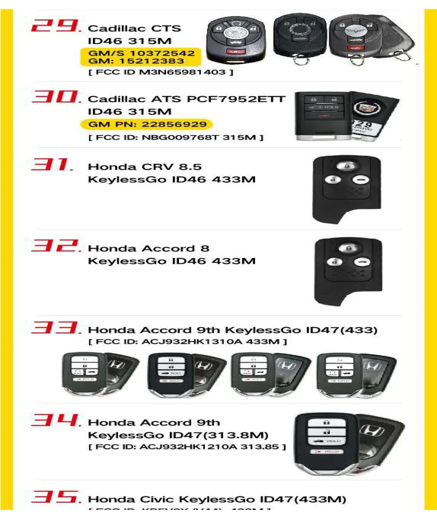10 x 4-Button Universal Smart Key w/ Proximity Function for VVDI Key Tool (Xhorse) (Pack of 10)