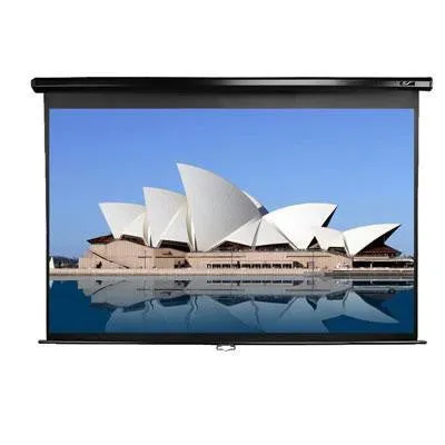 128" Manual Pull Down Screen