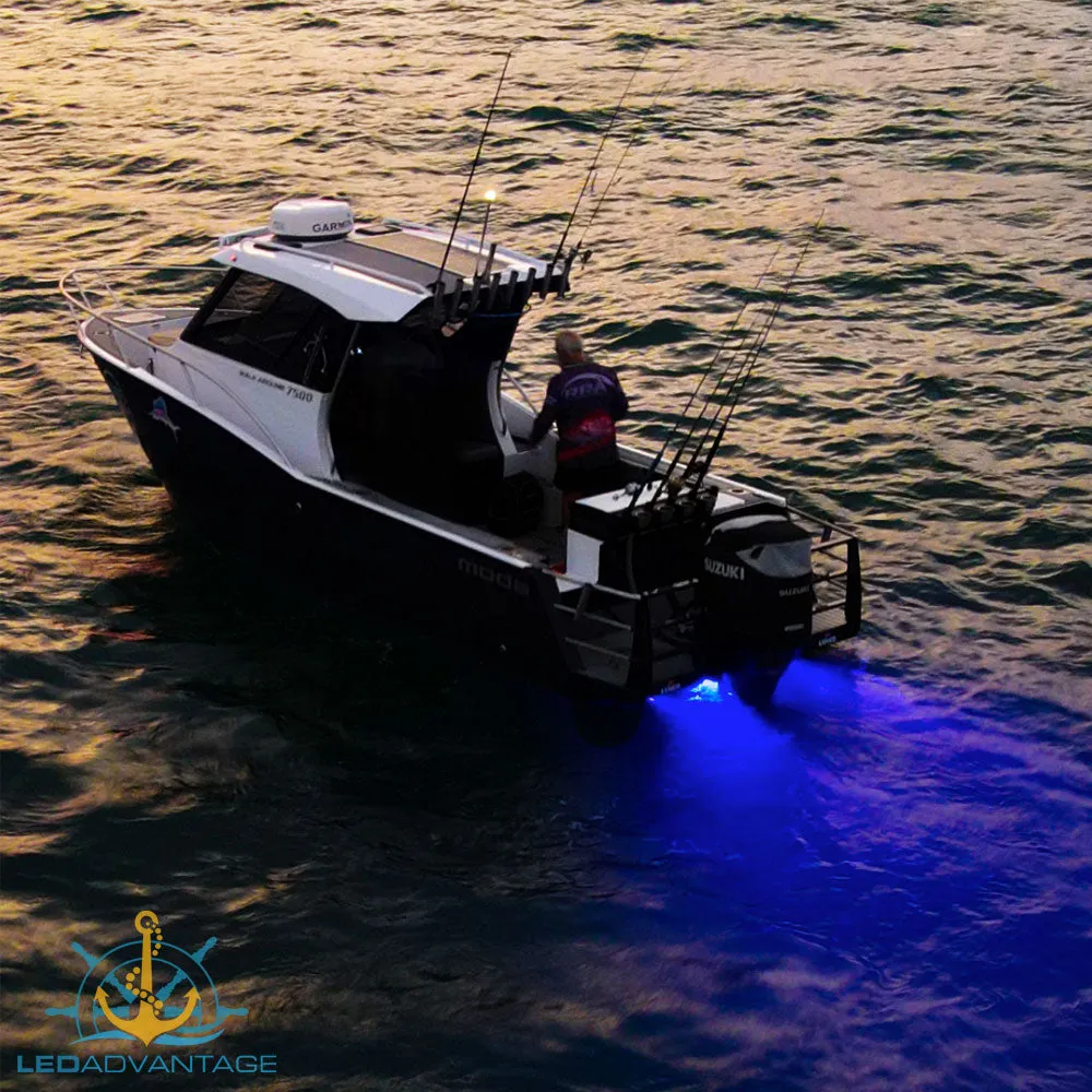 12v 20 Watt AquaIDEA Underwater RGB LED Boat Lights (Made in Japan)