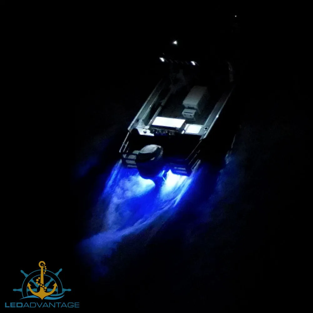 12v 20 Watt AquaIDEA Underwater RGB LED Boat Lights (Made in Japan)