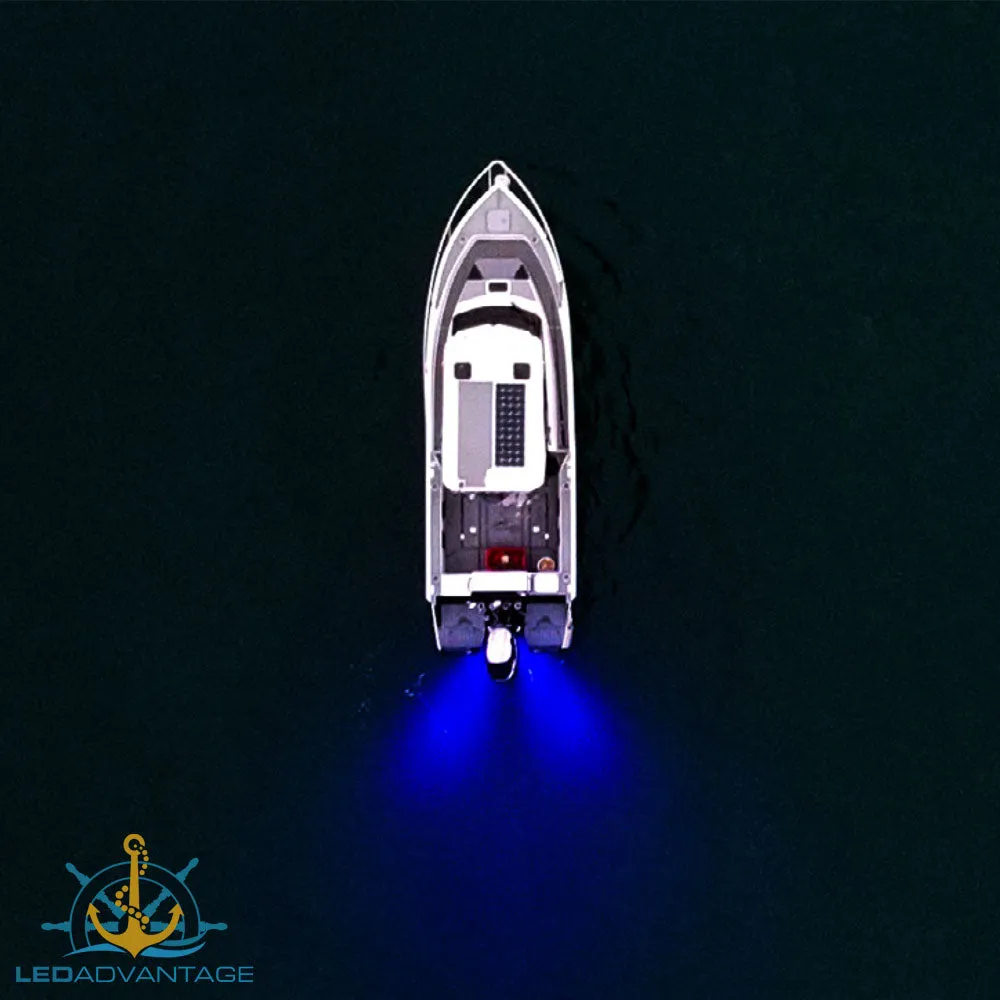12v 20 Watt AquaIDEA Underwater RGB LED Boat Lights (Made in Japan)