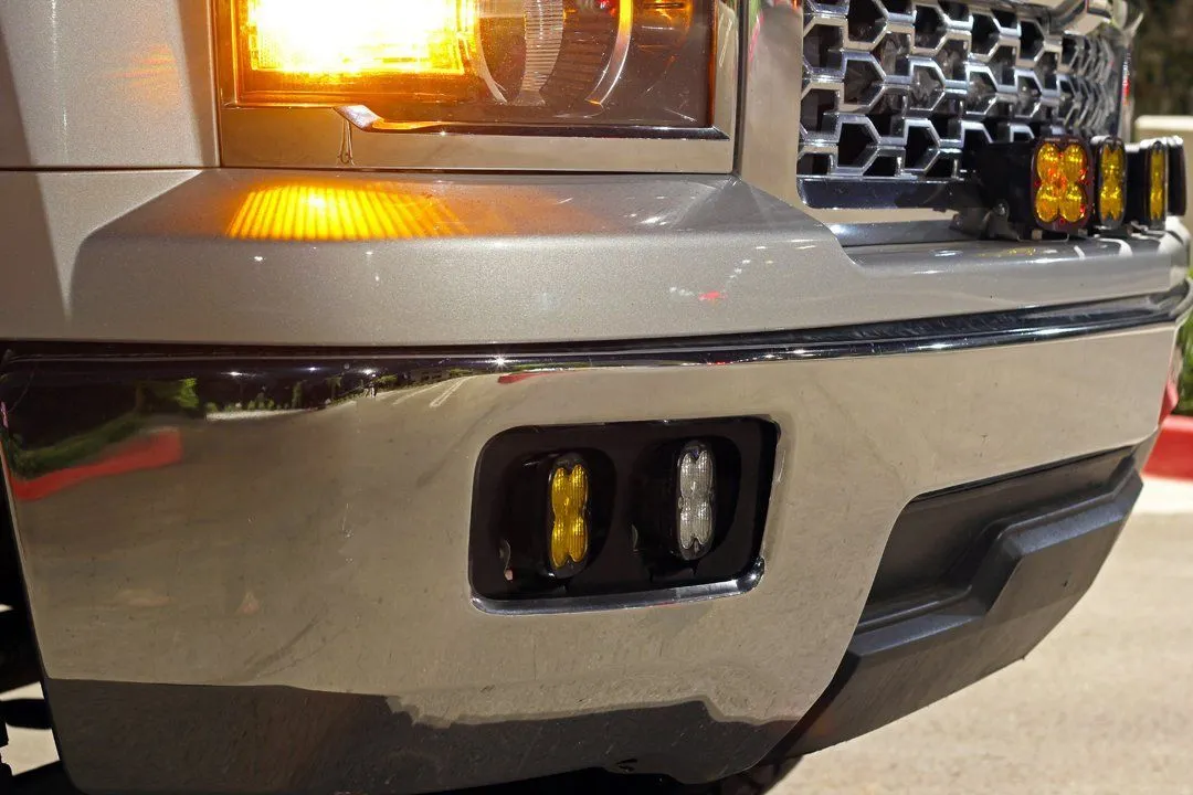'14-15 Chevy Silverado 1500 Dual Fog Pocket Kit