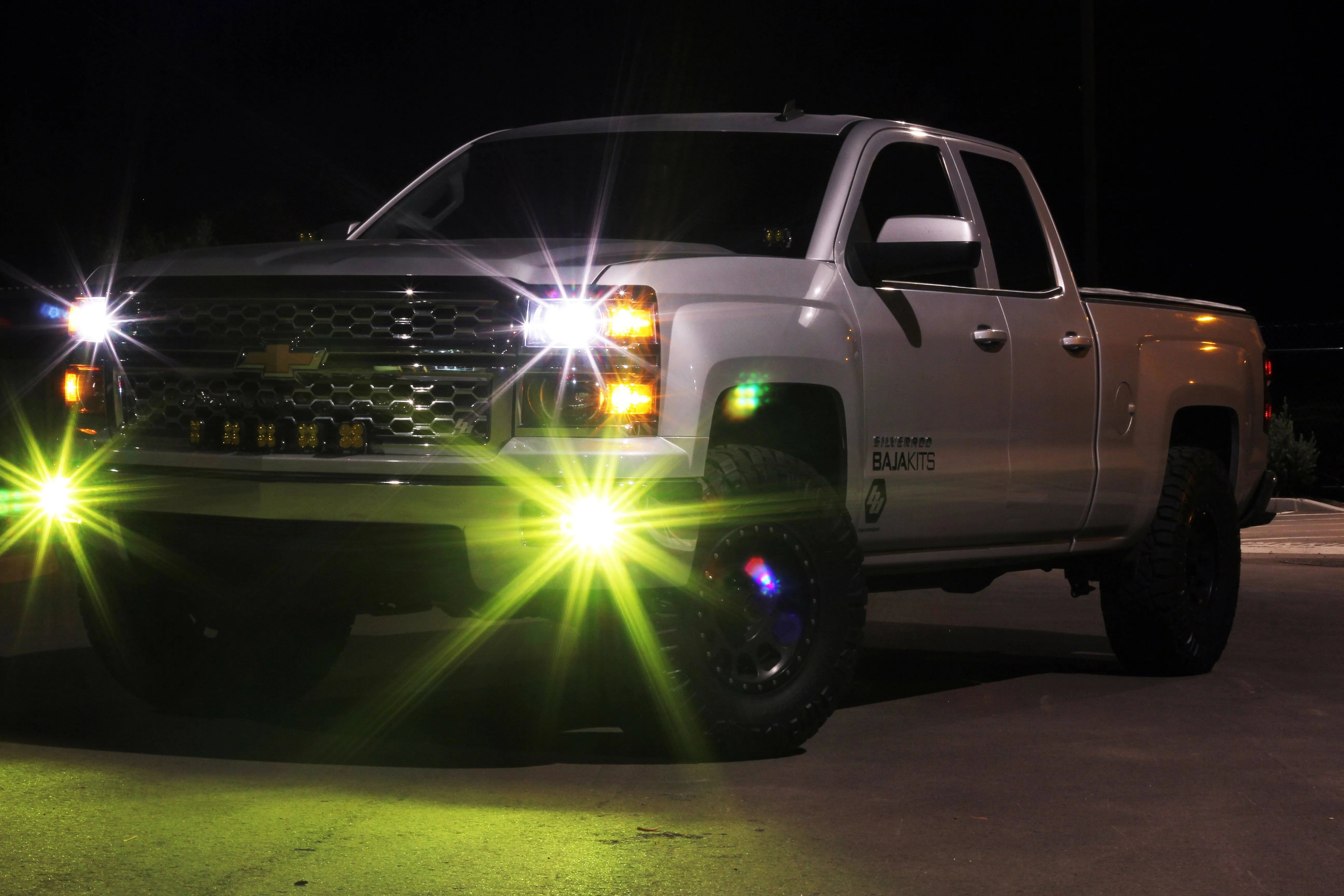 '14-15 Chevy Silverado 1500 Dual Fog Pocket Kit