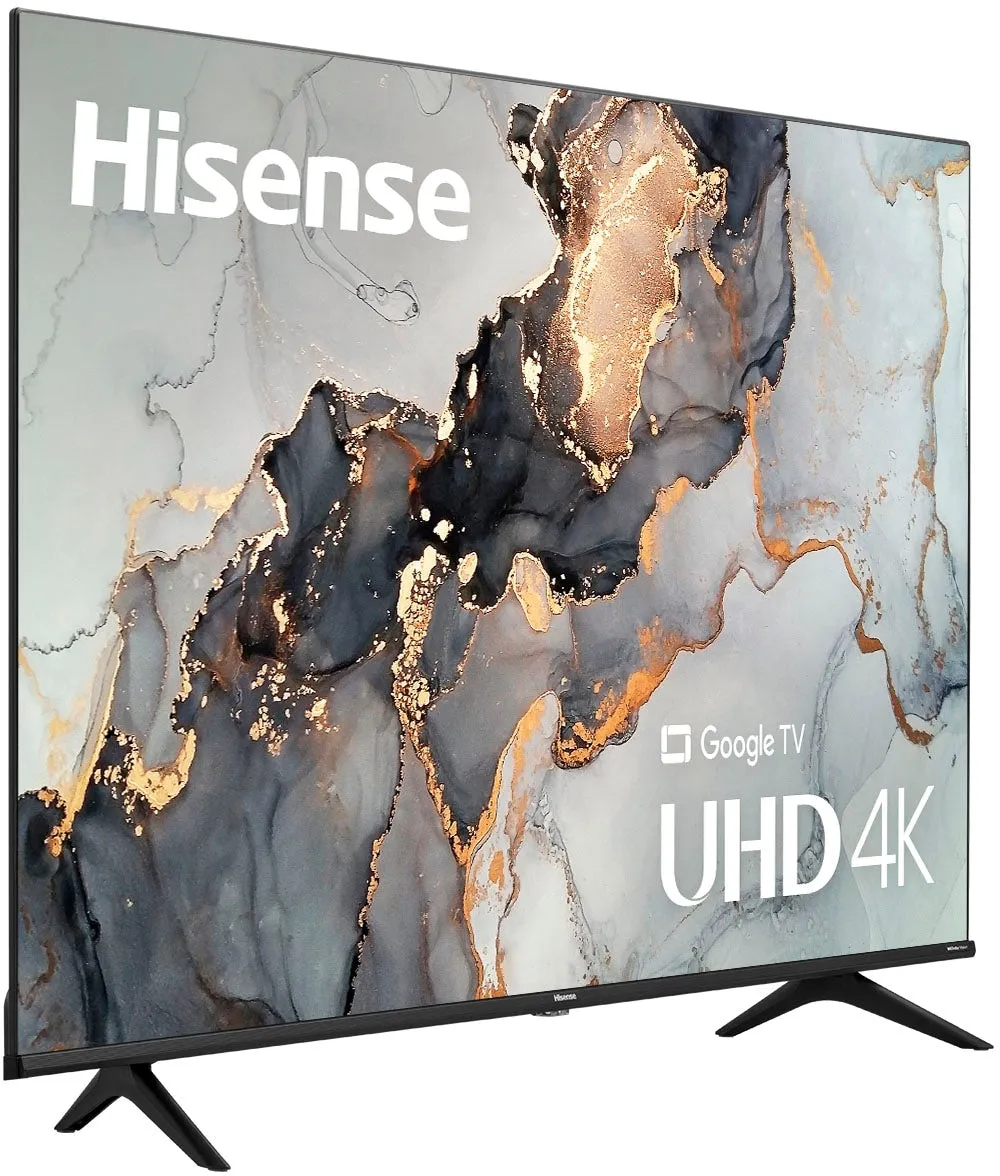 2 Hisense - 55" Class A6 Series LED 4K UHD Smart Google TVs Bundle