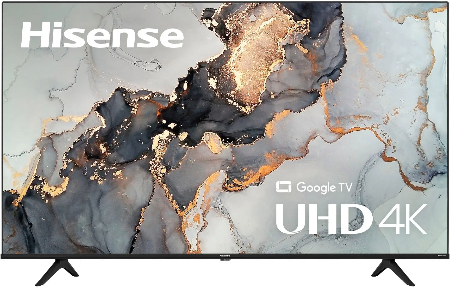 2 Hisense - 55" Class A6 Series LED 4K UHD Smart Google TVs Bundle
