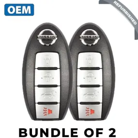 2 x 2014-2016 Nissan Rogue / 4-Button Smart Key / PN: 285E3-4CB6A / KR5S180144106 / (BUNDLE OF 2)
