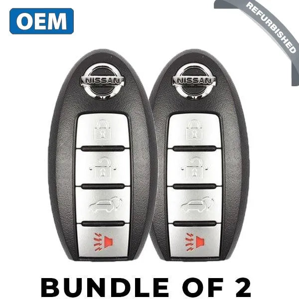 2 x 2014-2016 Nissan Rogue / 4-Button Smart Key / PN: 285E3-4CB6A / KR5S180144106 / (BUNDLE OF 2)