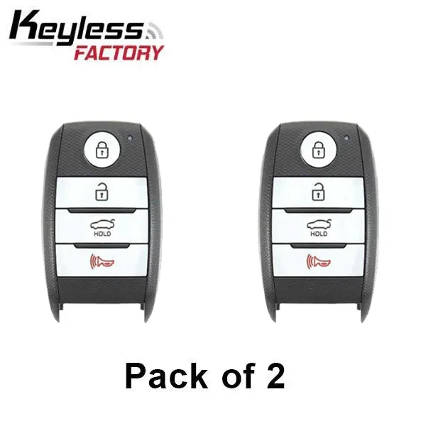 2 x 2017-2018 Kia Forte / 4-Button Smart Key / PN: 95440-A7600 / CQOFN00100 (AFTERMARKET) (Pack of 2)