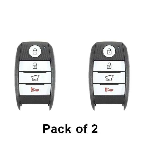 2 x 2017-2018 Kia Forte / 4-Button Smart Key / PN: 95440-A7600 / CQOFN00100 (AFTERMARKET) (Pack of 2)
