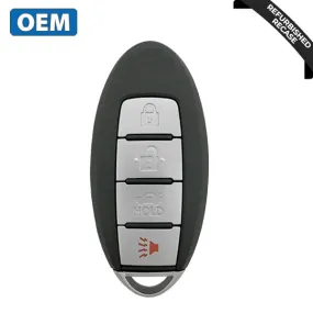 2007-2012 Nissan Sentra Maxima / 4-Button Smart Key / PN: 285E3-EW82D / CWTWBU735 (OEM Recase)