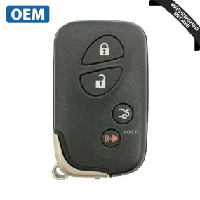 2008-2012 Lexus / 4-Button Smart Key / PN: 89904-50380 / HYQ14AAB / E Board 3370 (OEM Recase)