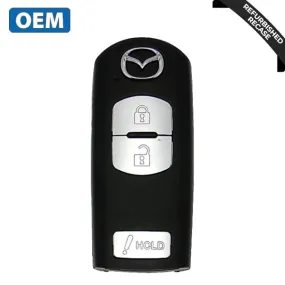 2010-2015 Mazda CX-7 CX-9 / 3-Button Smart Key / PN: EHY5-67-5RYA / WAZX1T763SKE11A04 (OEM Recase)
