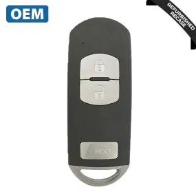2012-2017 Mazda 3 CX3 CX5 / 3-Button Smart Key / PN: KDY3-67-5DY / WAZSKE13D01 (OEM Recase)