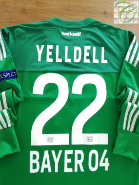 2015/16 Bayer Leverkusen GK Adizero Football Shirt Yelldell #22 (XXL)