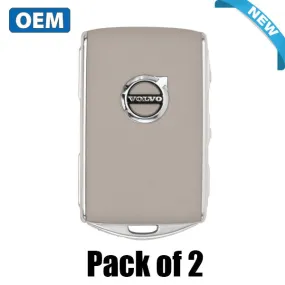 2017-2018 Volvo / 4-Button Smart Key / PN: 31652142 / YG0HUF8423 (Pack of 2) (OEM)