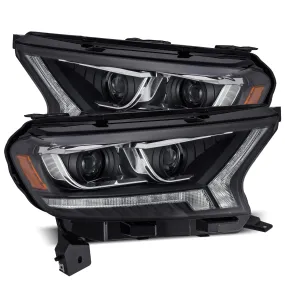 2019-2022 Ford Ranger LUXX-Series LED Projector Headlights Black Alpha-Rex 880122