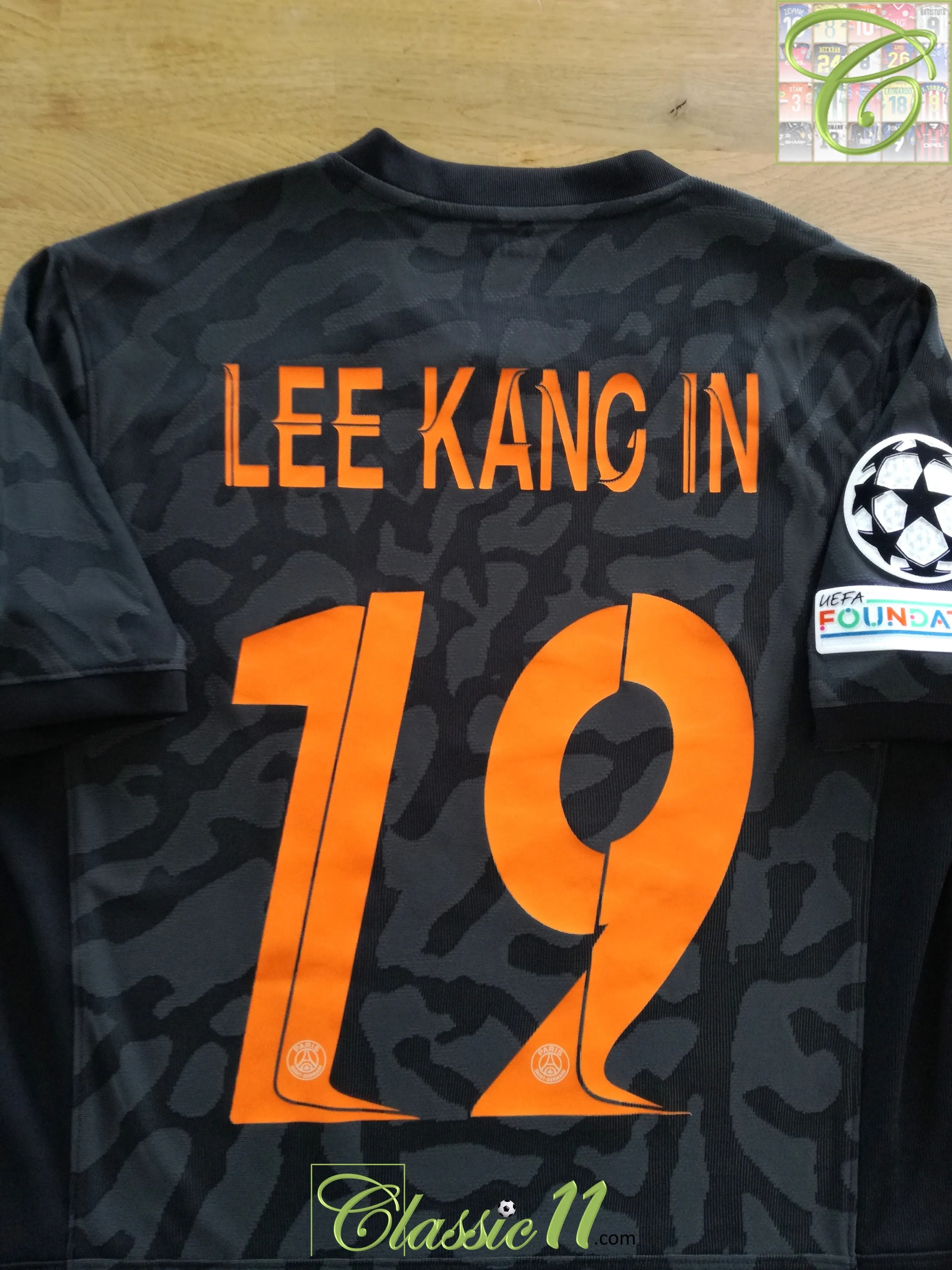 2023/24 PSG 3rd Champions League Dri-Fit ADV Football Shirt Lee Kang In #19 (M)