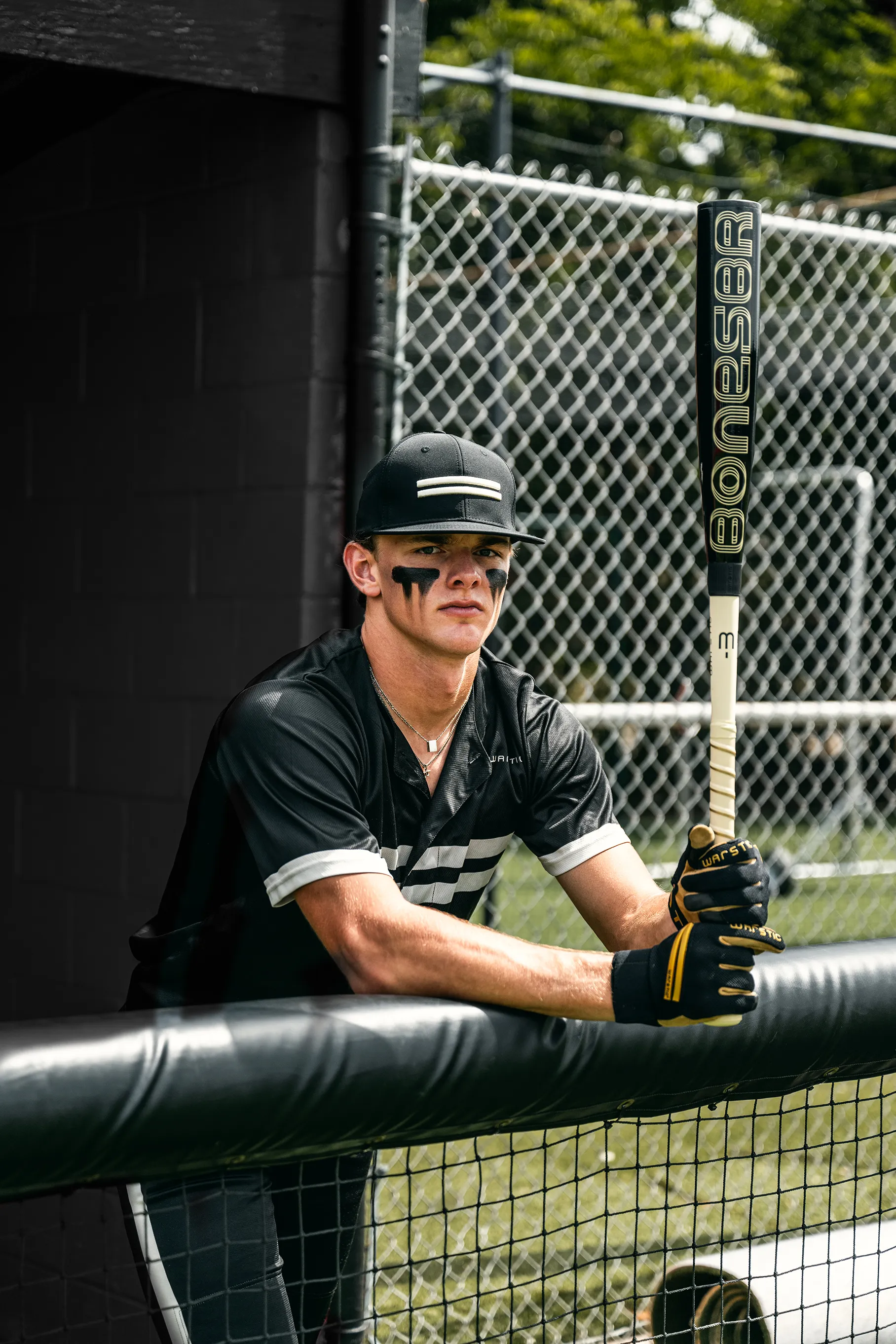 2024 BONESABER HYBRID BLACK COBRA EDITION BBCOR METAL BASEBALL BAT