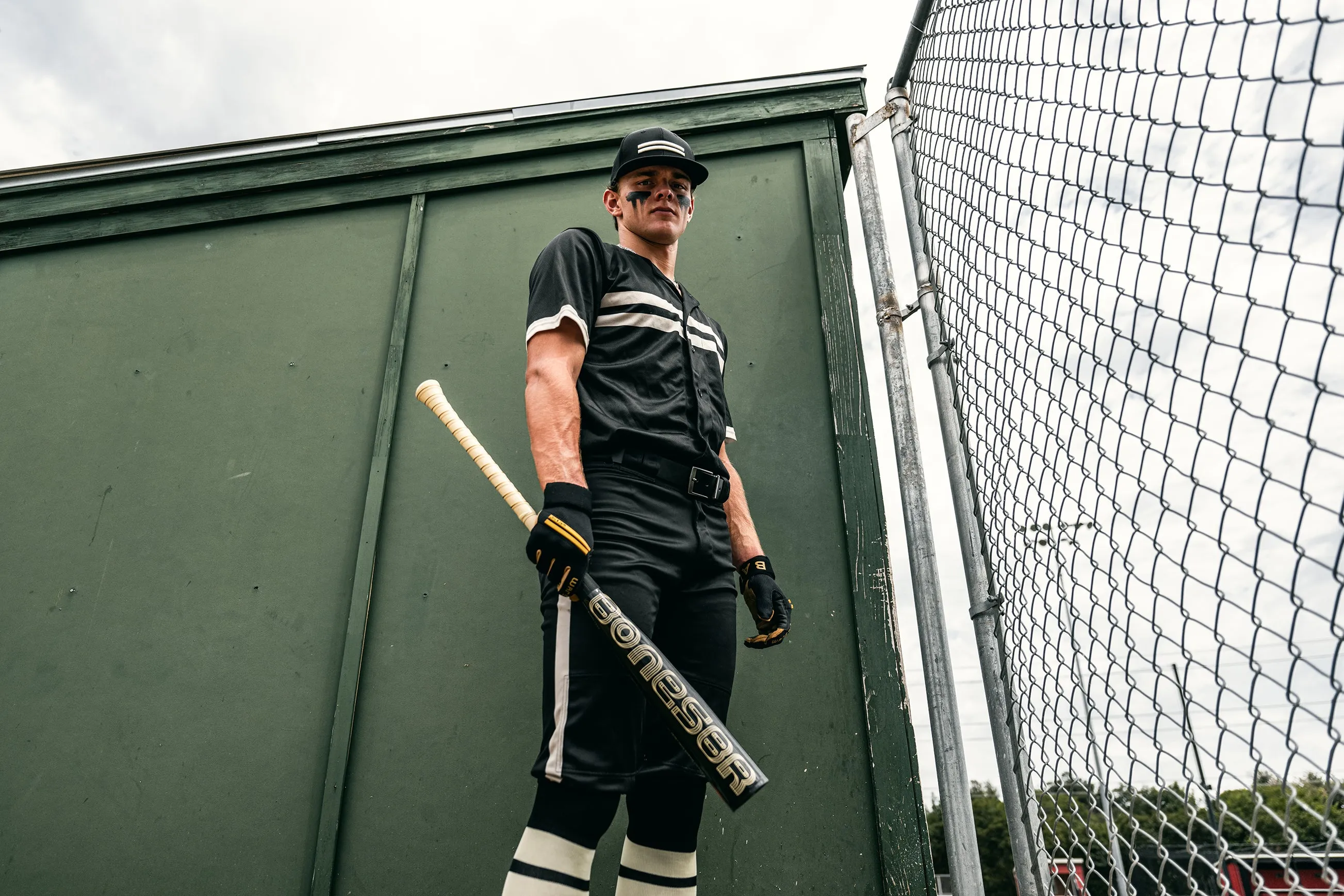 2024 BONESABER HYBRID BLACK COBRA EDITION BBCOR METAL BASEBALL BAT