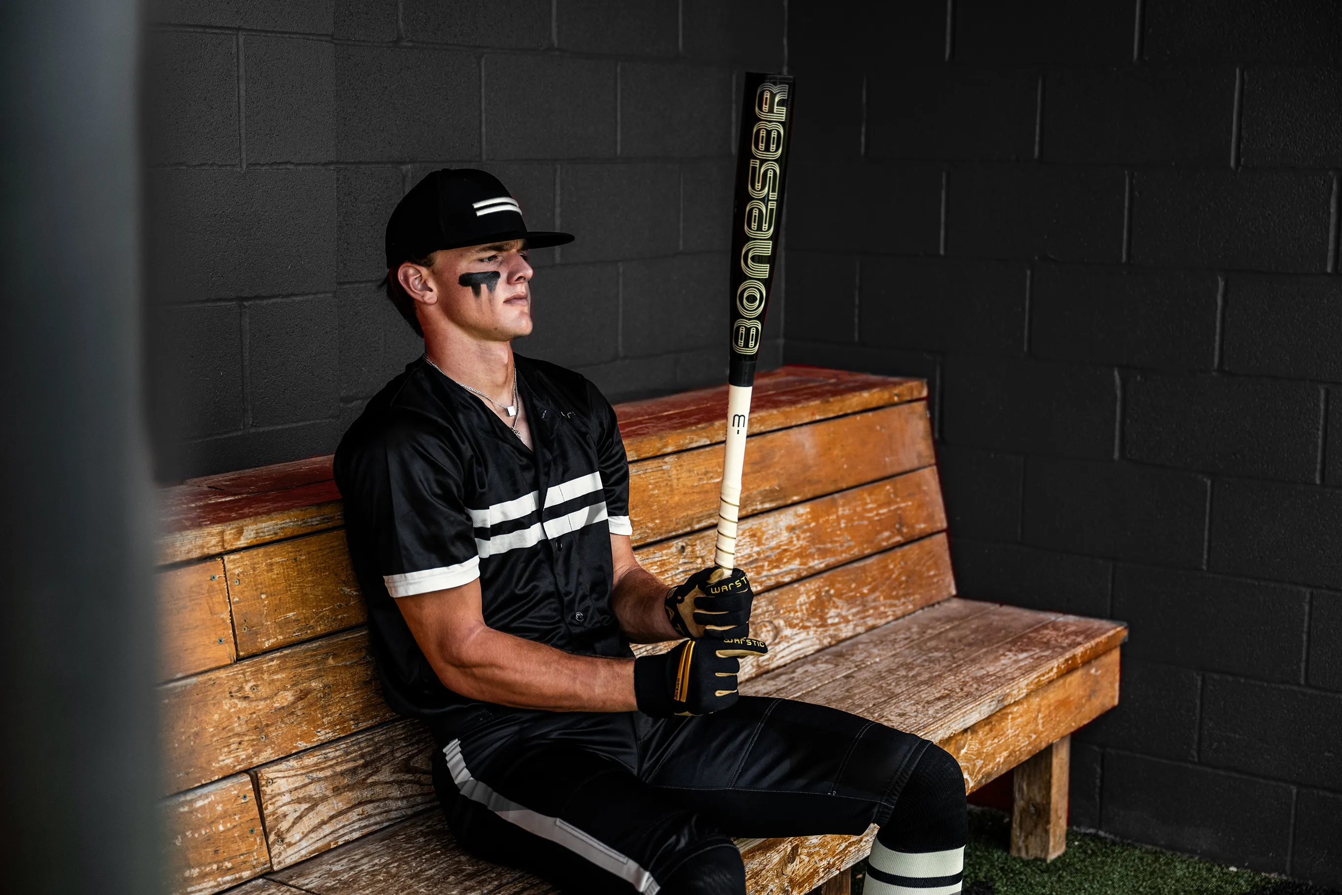 2024 BONESABER HYBRID BLACK COBRA EDITION BBCOR METAL BASEBALL BAT