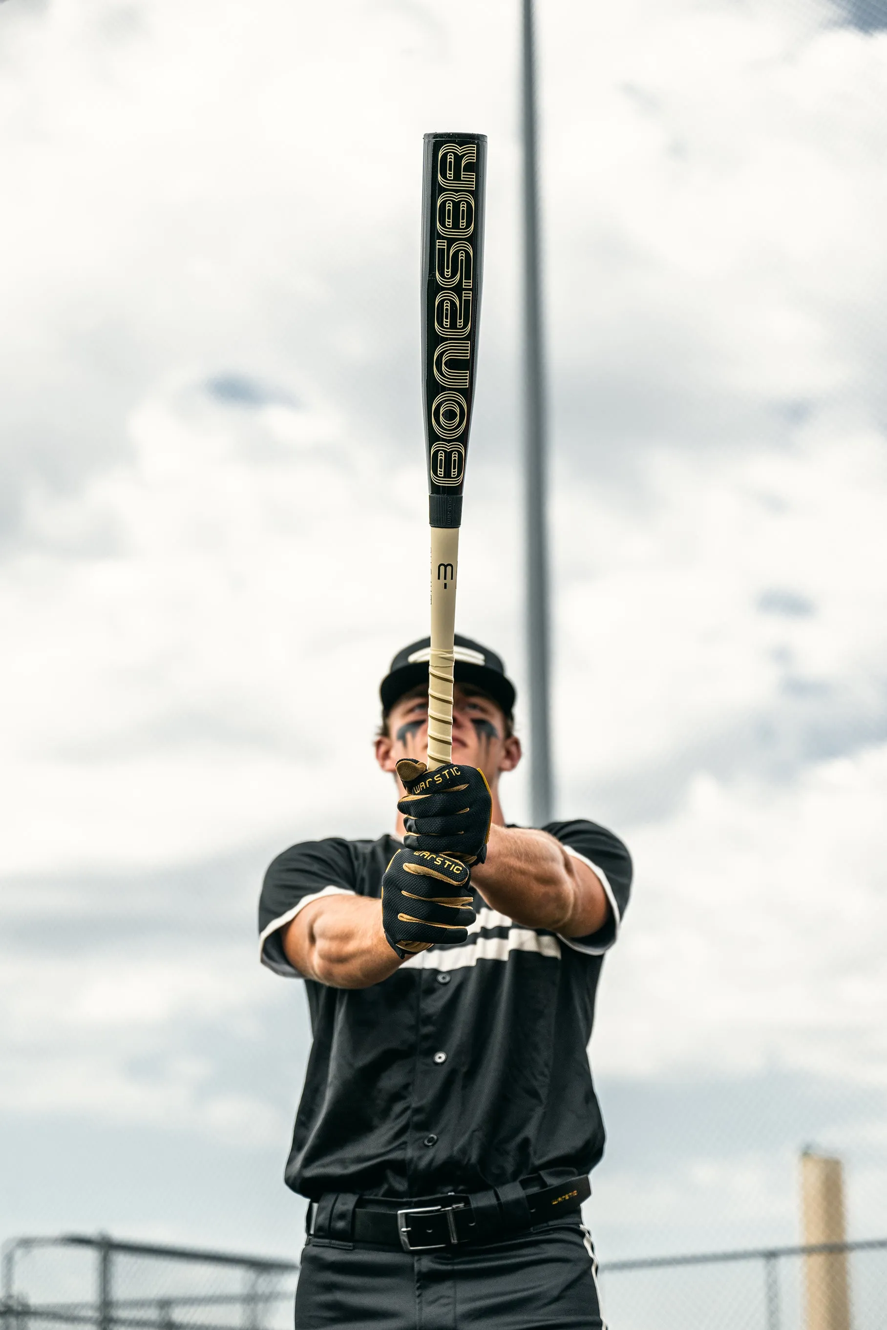 2024 BONESABER HYBRID BLACK COBRA EDITION BBCOR METAL BASEBALL BAT