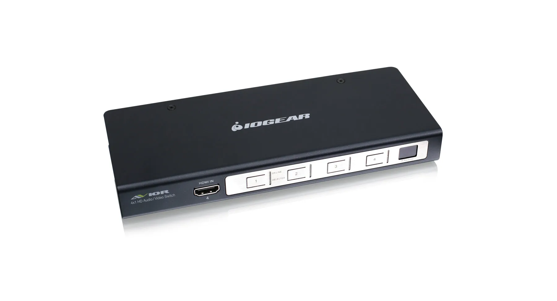 4-Port HDMI Switch with Remote and  RS-232
