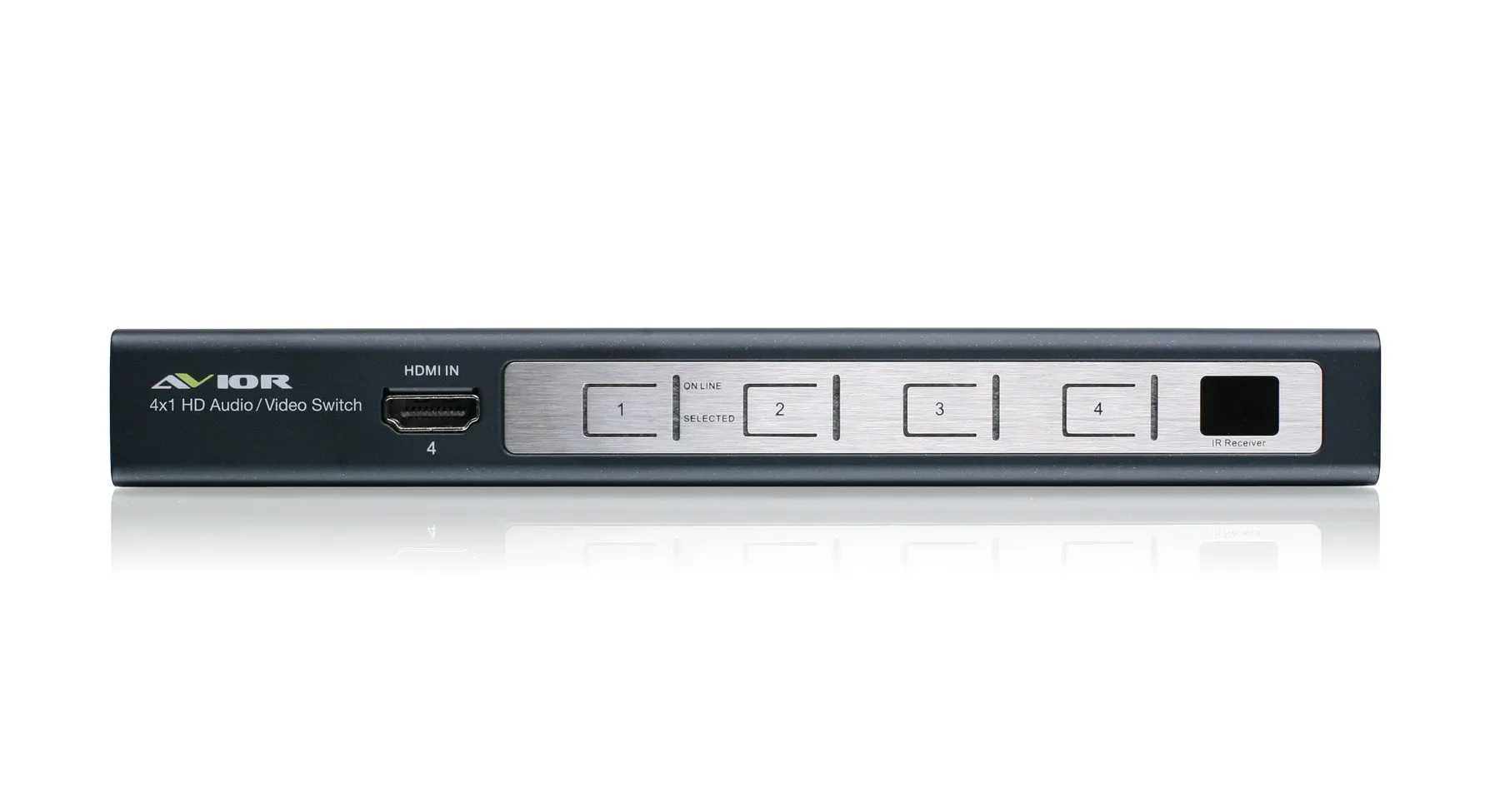 4-Port HDMI Switch with Remote and  RS-232