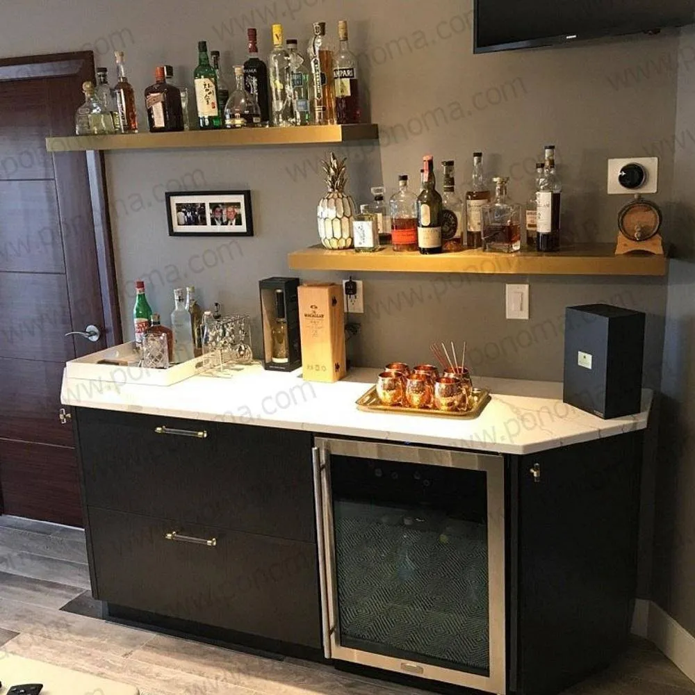 48"x10"x2.5" (cm.121.9x25.4x6.4) brushed stainless steel floating shelf