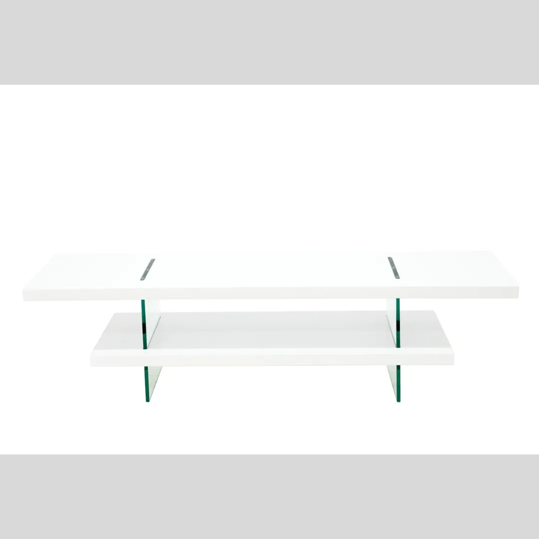 59 Inch TV Stand in White