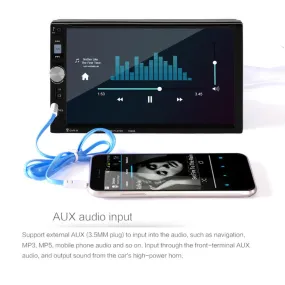 7080B Car Video Player 7 Inch with HD Touch Screen Bluetooth Stereo Radio Car MP3 MP4 MP5 Audio USB Auto Electronics Hot Sale