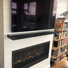 72"x7"x2.0" (cm.183x18x5.1) stainless steel floating shelf painted in different colors