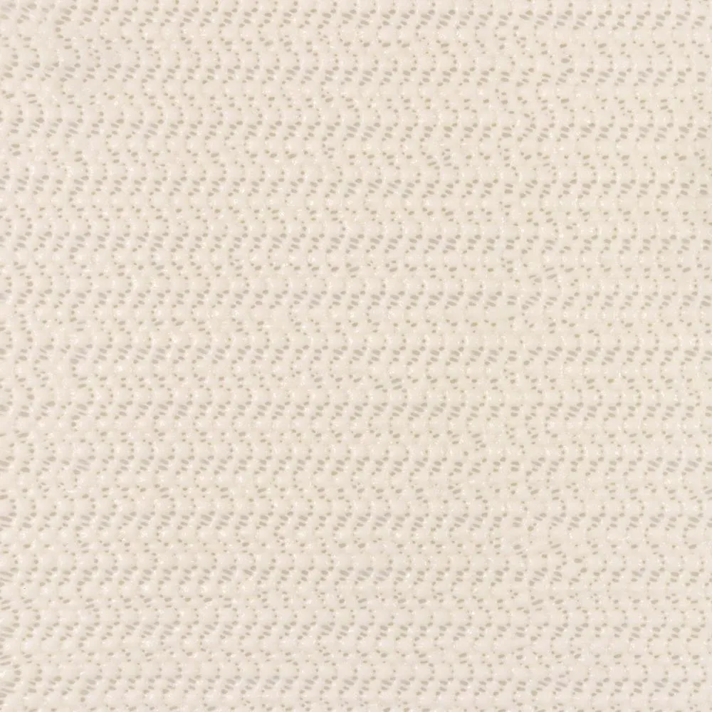 9 x 9 inch Home Decor Fabric - Non-slip waffle weave vinyl - Ivory