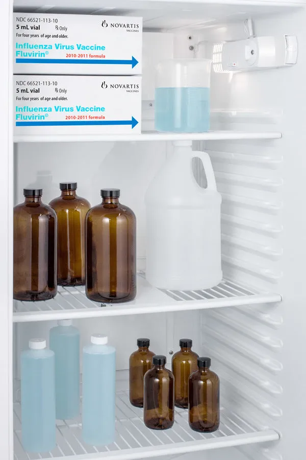 Accucold 24" Wide All-Refrigerator with Front Lock - FFAR10MED2