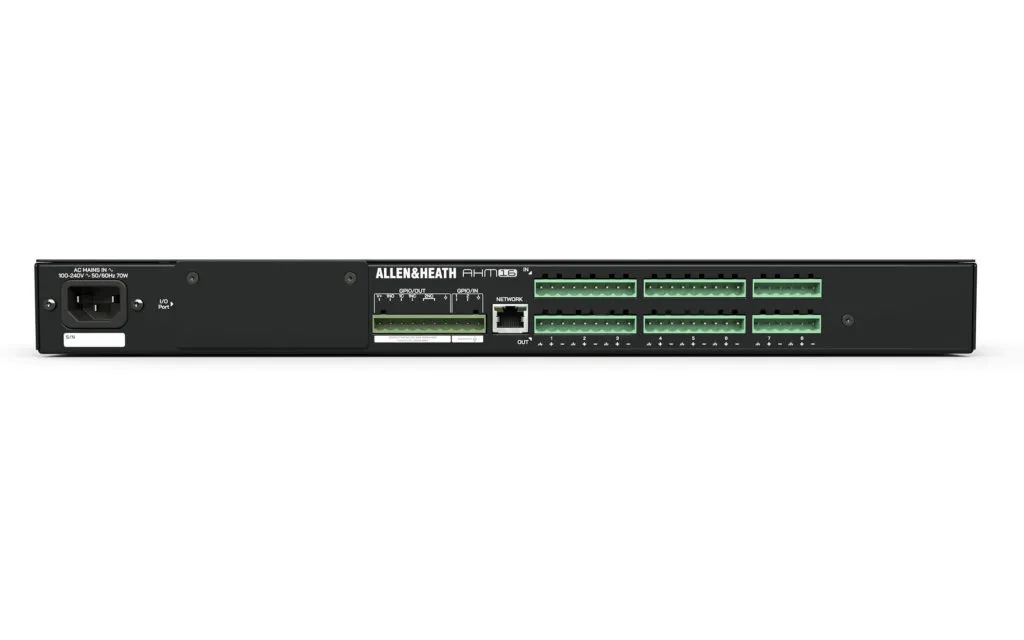 Allen & Heath AHM-16 16x16 Audio Matrix Processor