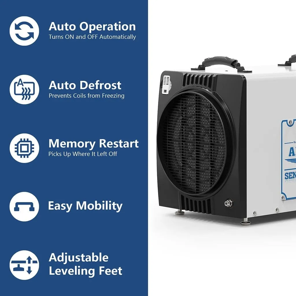 Alorair HDi90 - Duct-Able Version Basement/Crawl Space Dehumidifiers - Sentinel HDi90-Duct Version