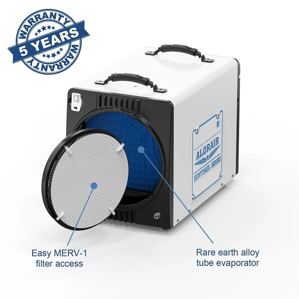 Alorair HDi90 - Duct-Able Version Basement/Crawl Space Dehumidifiers - Sentinel HDi90-Duct Version