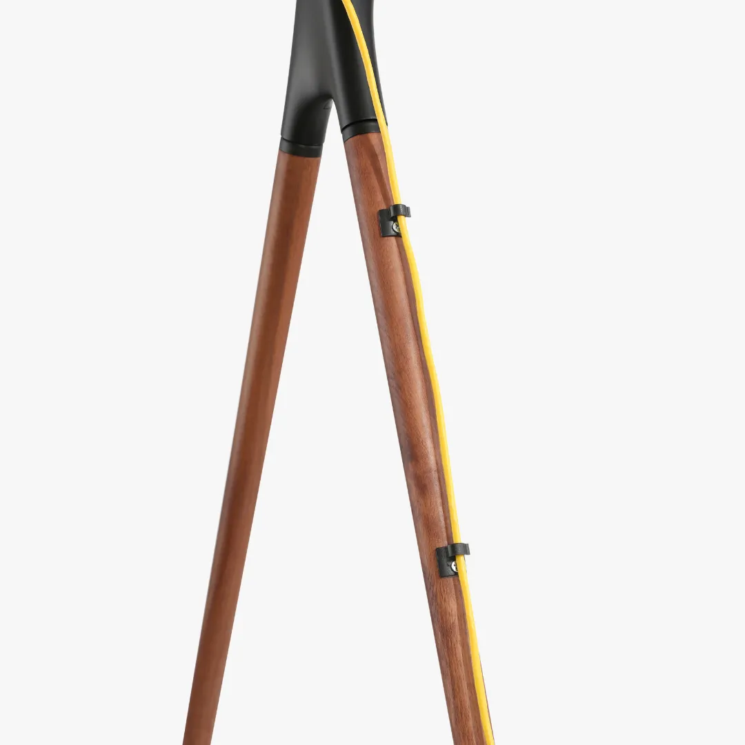 Alterzone Quad TV Floor Stand for 49"-70" TV's, Walnut
