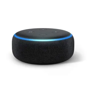 Amazon Echo Dot (3rd Gen) - #1 smart speaker brand in India with Alexa (Black) Get 1 AVITA BULB FREE (WORTH rs-1299) Exclusive for Deals plant customers.