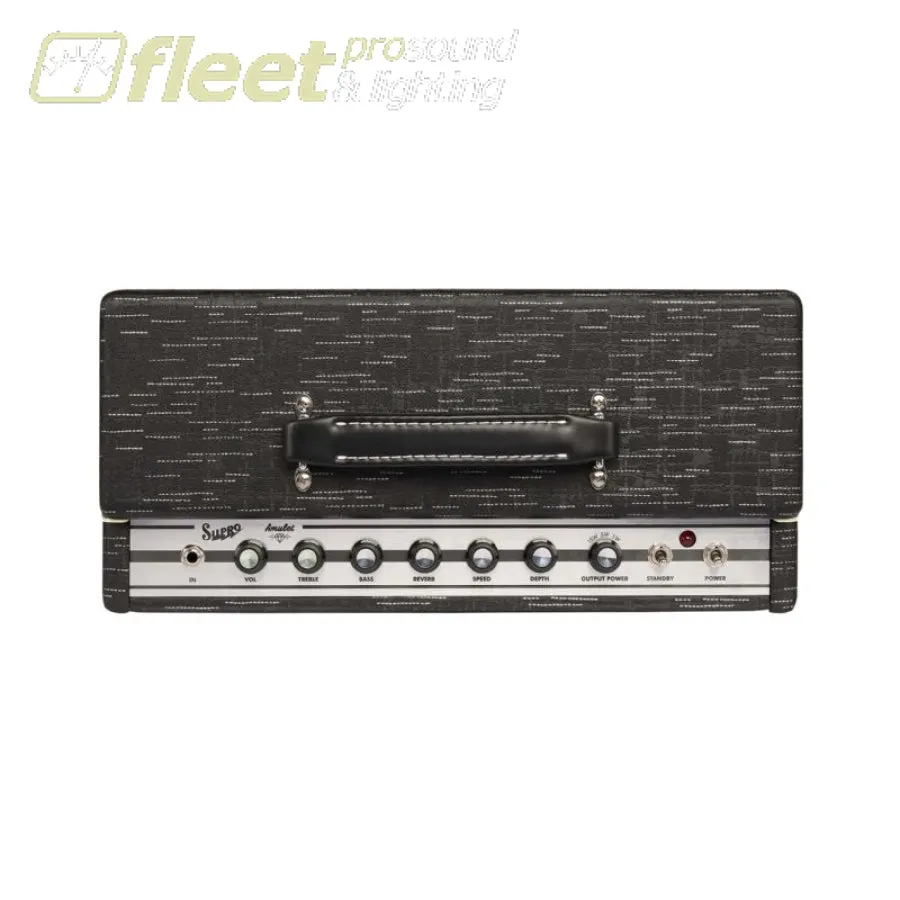Amulet 15W 1X10 Tube Guitar Combo Amp, Black Scandia