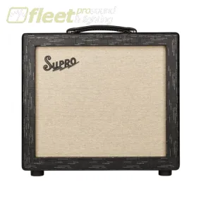Amulet 15W 1X10 Tube Guitar Combo Amp, Black Scandia