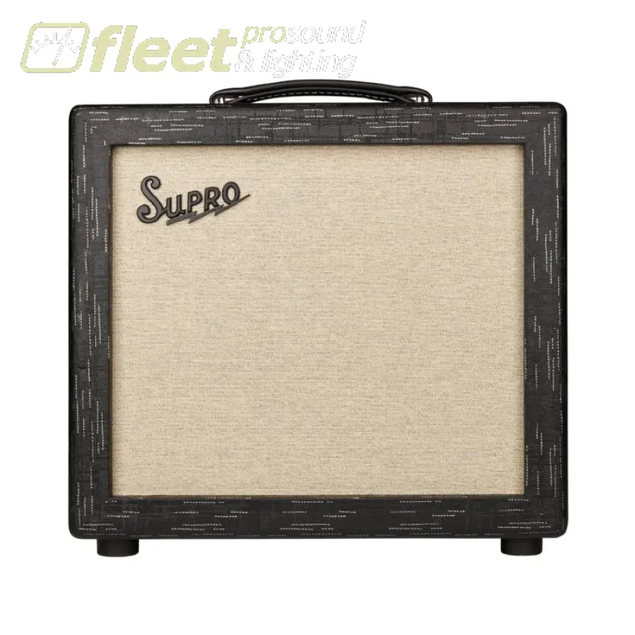 Amulet 15W 1X10 Tube Guitar Combo Amp, Black Scandia