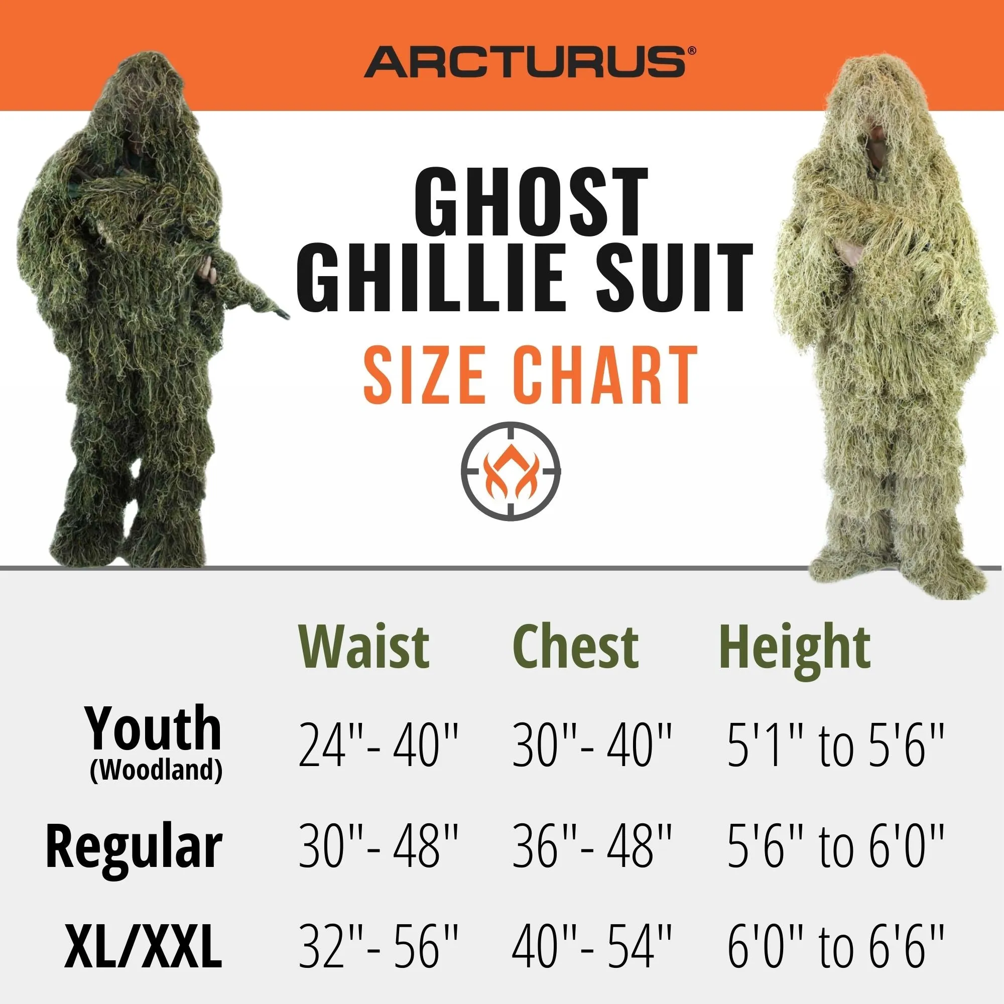 Arcturus Ghost Ghillie Suit - Dry Grass