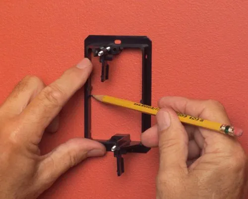 Arlington LV1 Single Gang Low Voltage Mounting Brackets