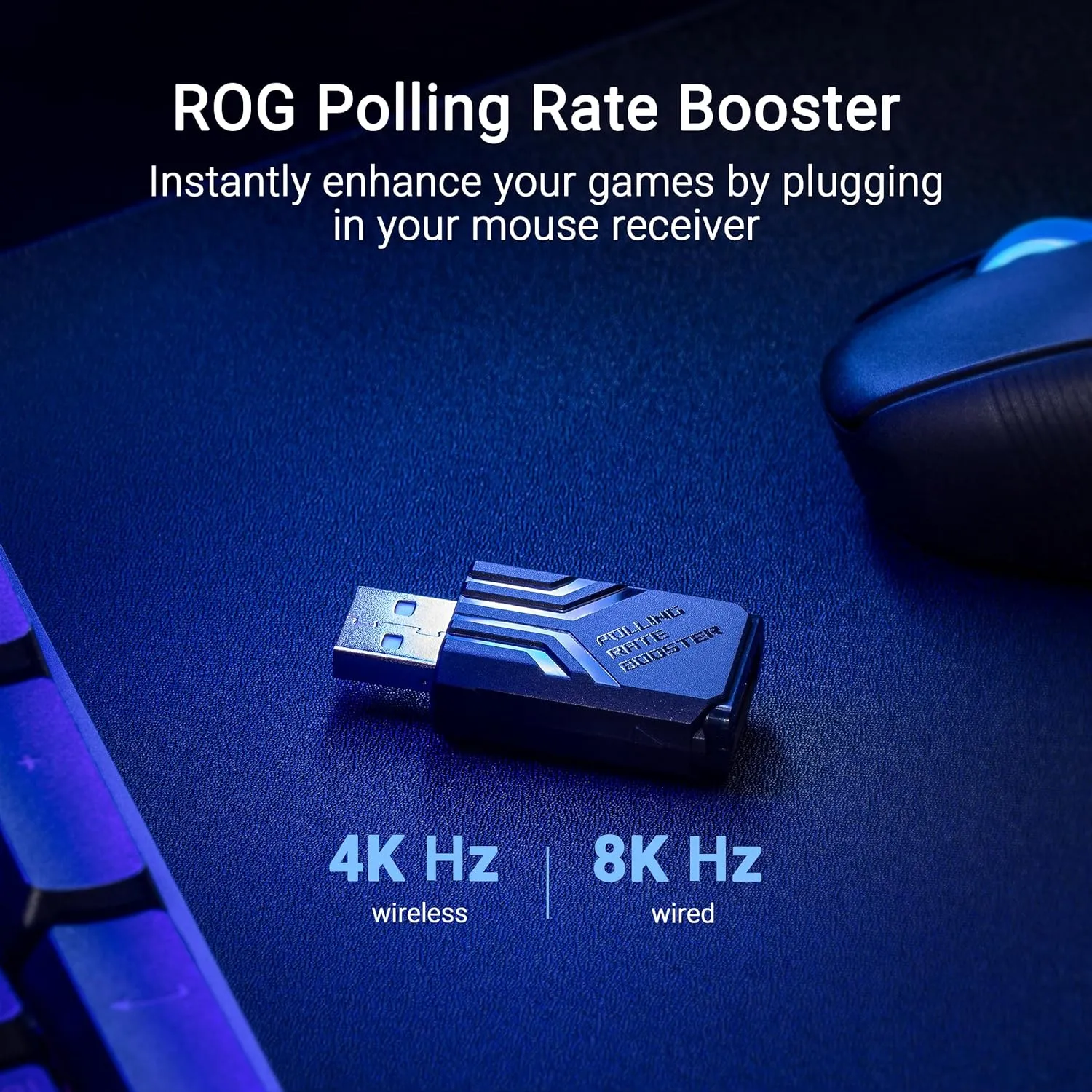 ASUS ROG Keris II Ace 42000dpi 無線電競滑鼠 - Black 黑色