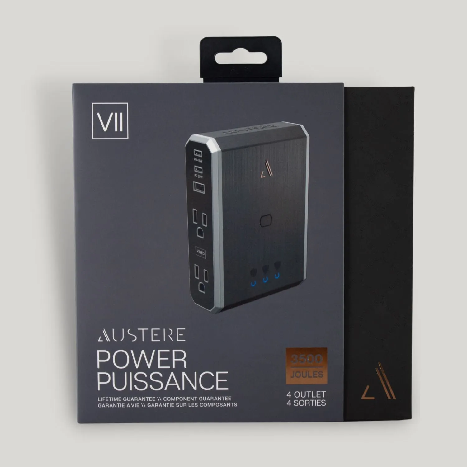 Austere Audio VII Series Power 4-Outlet with Omniport USB PD45