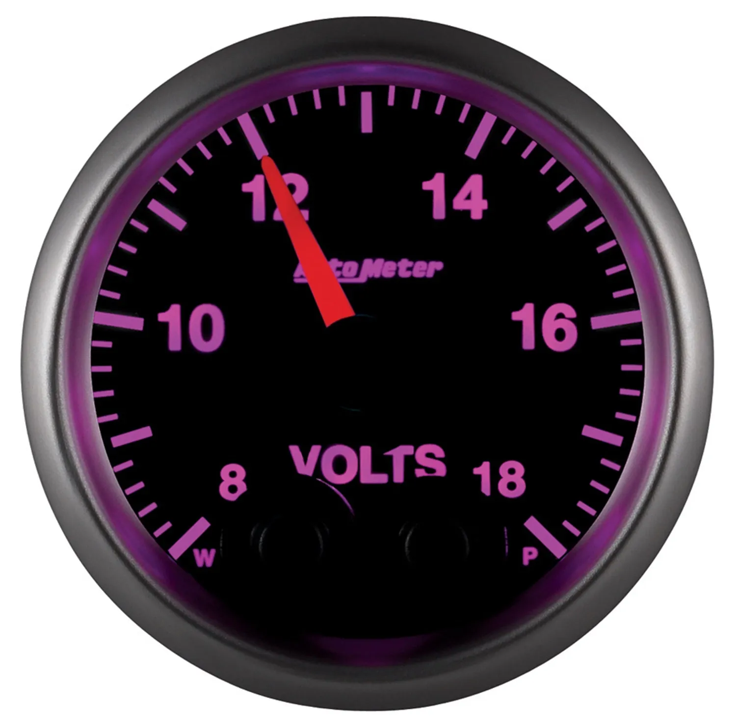 AutoMeter 5683 GAUGE; VOLTMETER; 2 1/16in.; 18V; DIGITAL STEPPER MOTOR W/PEAK/WARN; ELITE
