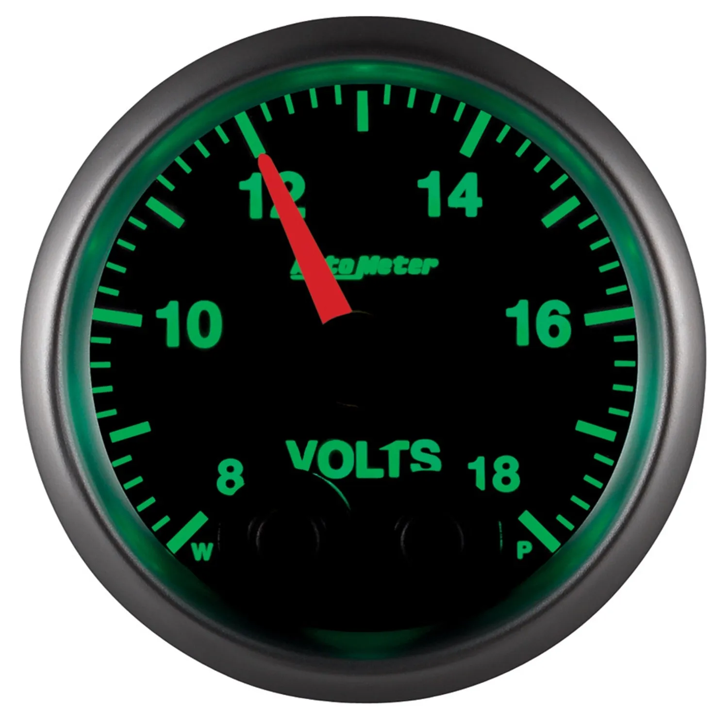 AutoMeter 5683 GAUGE; VOLTMETER; 2 1/16in.; 18V; DIGITAL STEPPER MOTOR W/PEAK/WARN; ELITE