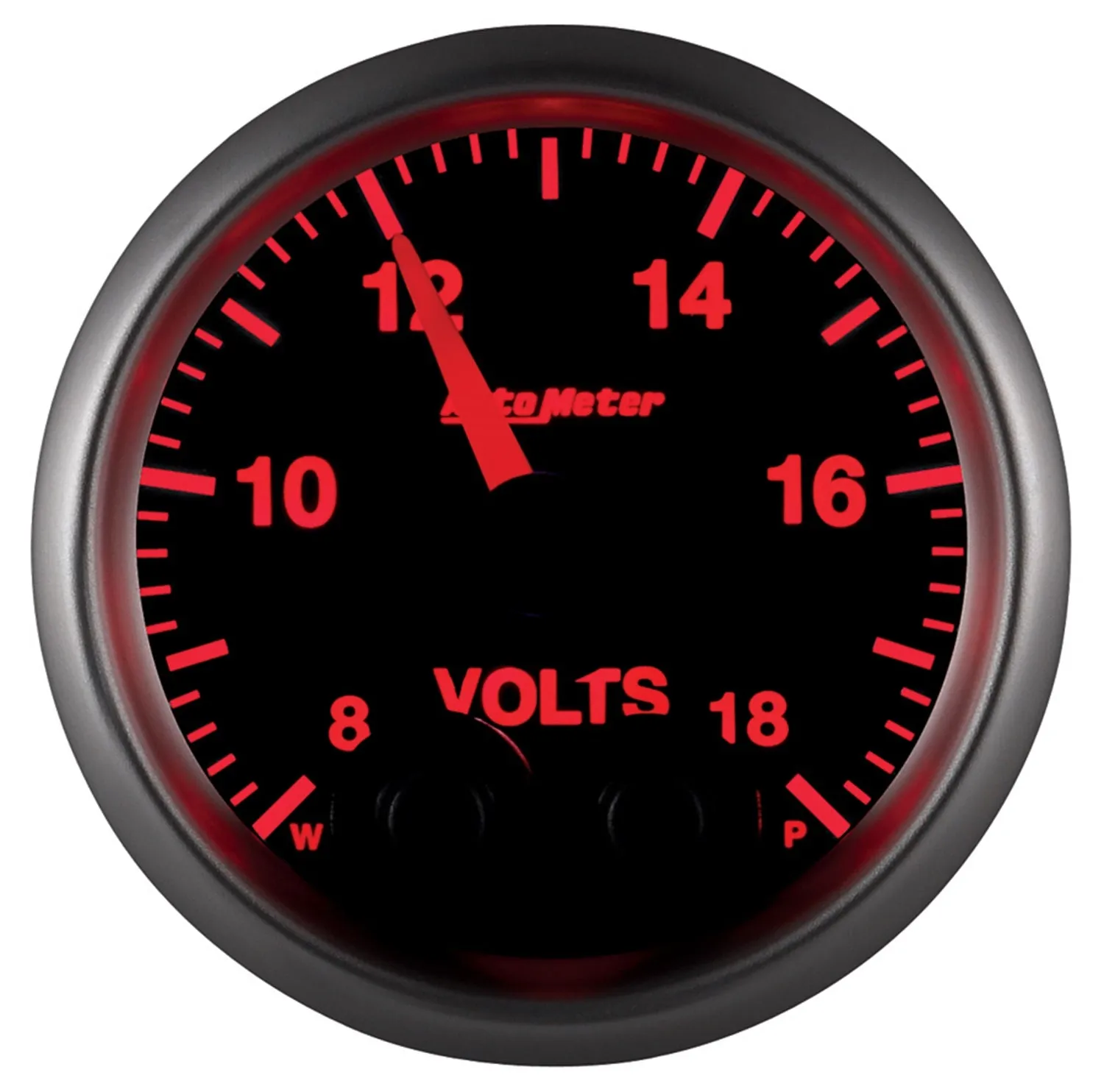 AutoMeter 5683 GAUGE; VOLTMETER; 2 1/16in.; 18V; DIGITAL STEPPER MOTOR W/PEAK/WARN; ELITE