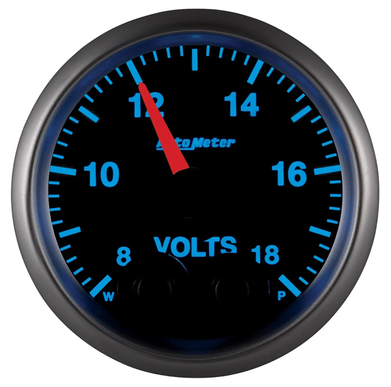 AutoMeter 5683 GAUGE; VOLTMETER; 2 1/16in.; 18V; DIGITAL STEPPER MOTOR W/PEAK/WARN; ELITE